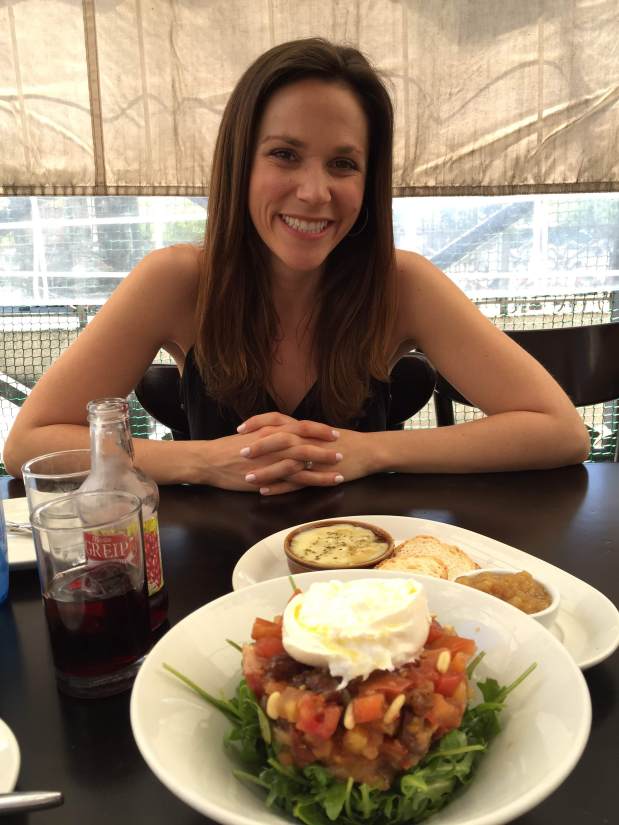 Eating outside in Sevilla, Spain